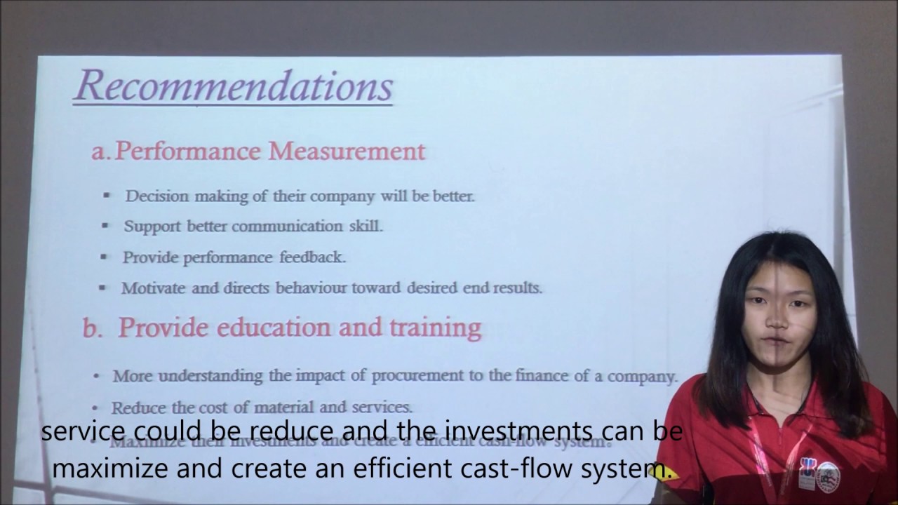 Procurement assignment presentation