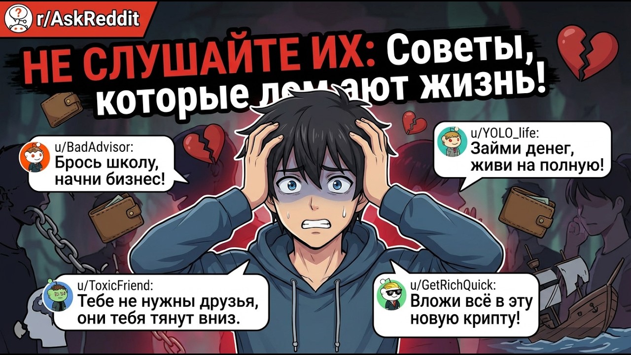 НЕ СЛУШАЙТЕ ИХ: Советы, которые ломают жизнь | r/AskReddit