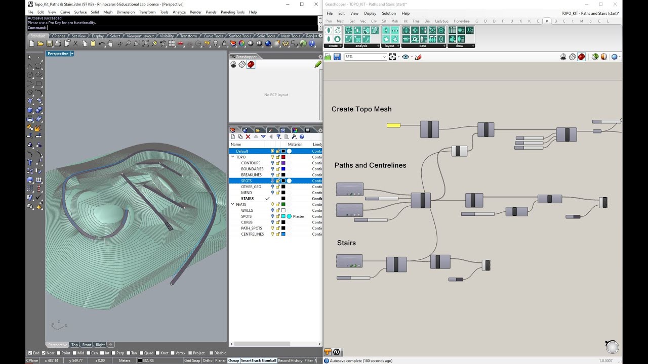 Grasshopper 20: TOPO Kit - Paths and Stairs