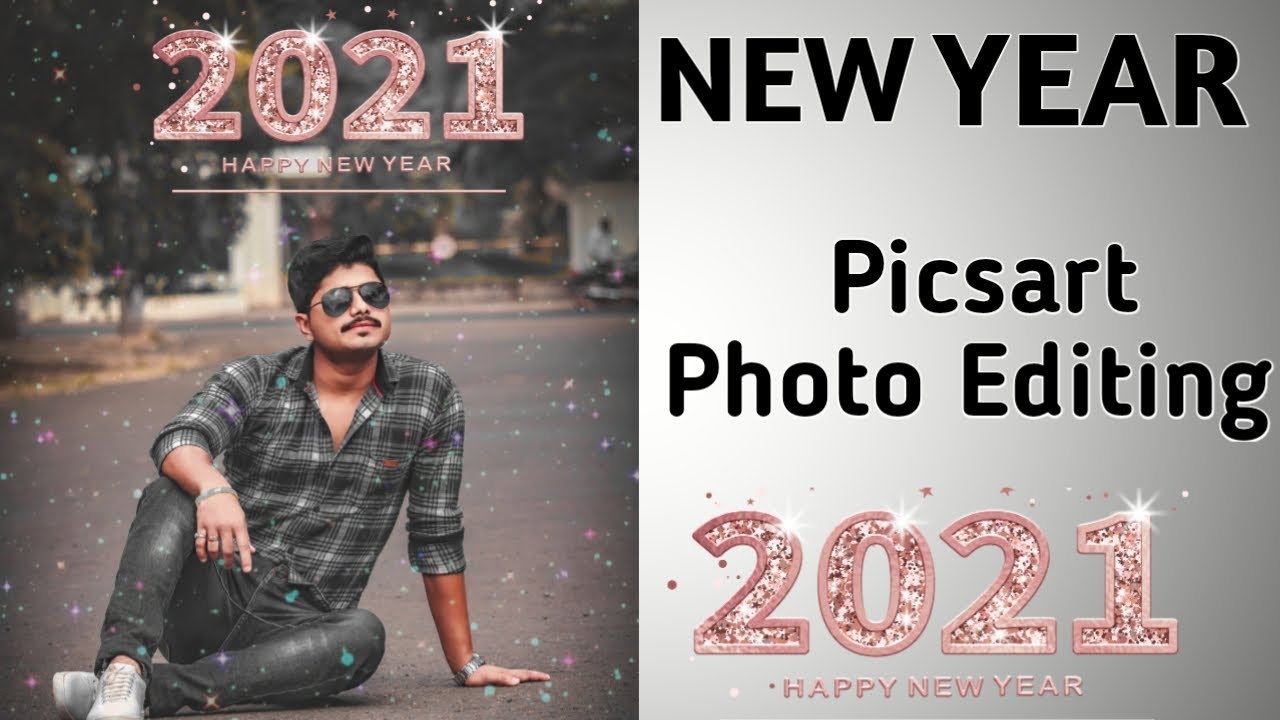 Happy New year 2021 Photo Editing In PicsArt || New Year Photo Editing 2021 || New Year Editing 2021