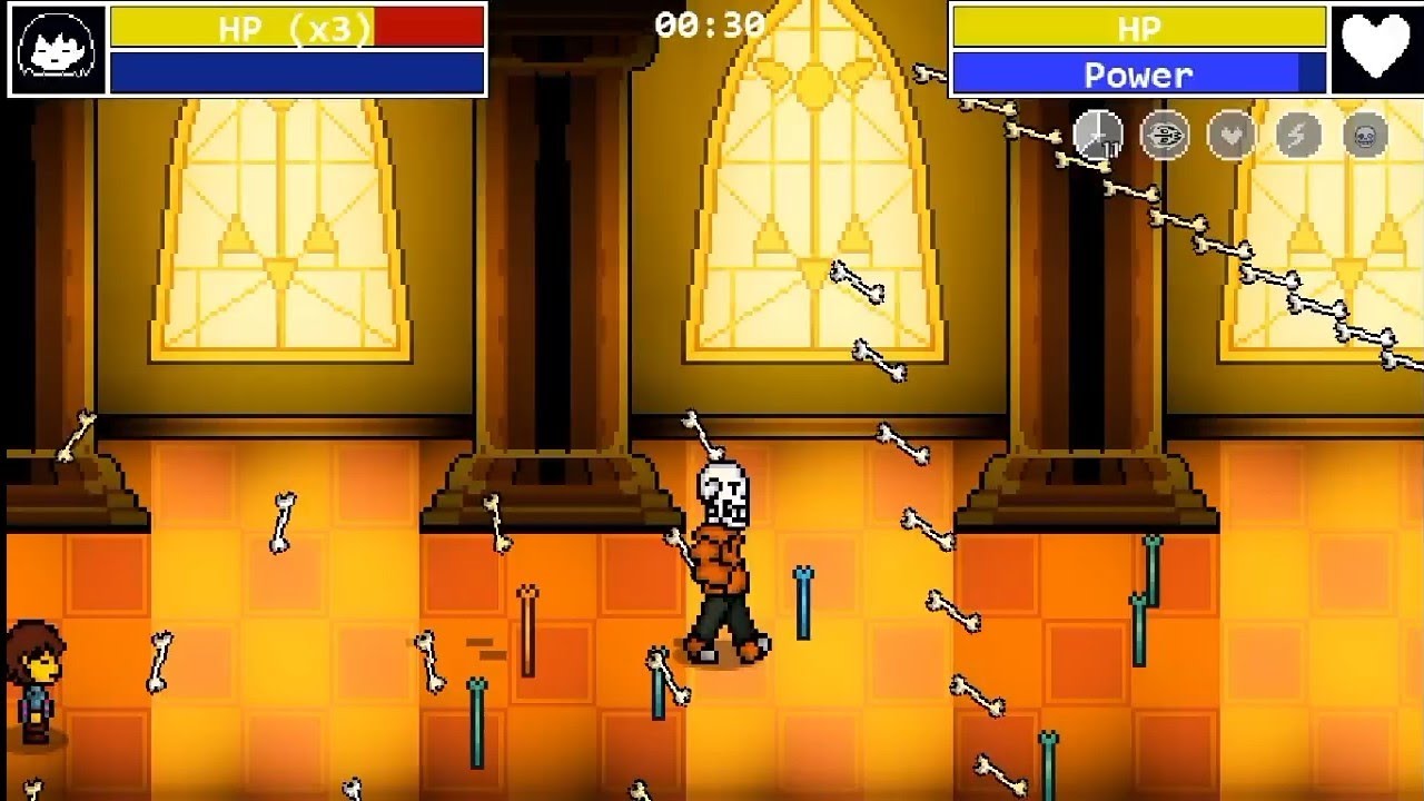 Bonetale 1.6 Underswap Papyrus Phase 1 Character Gameplay