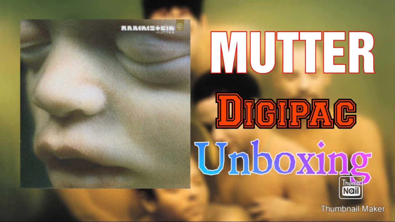 Rammstein Mutter Album Digipak Unboxing