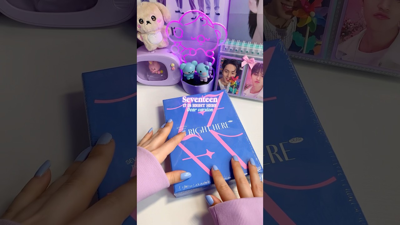 unboxing Seventeen &lsquo;17 is right here&rsquo; Dear version albums! 💕 #svt #svtcarat #seventeencarat #kpop