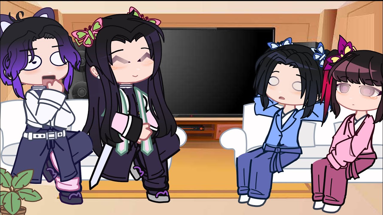 PAST BUTTERFLY SISTERS REACT TO THEIR FUTURE SELFS PART TWO! || KNY GACHA CLUB REACT || LAST PART