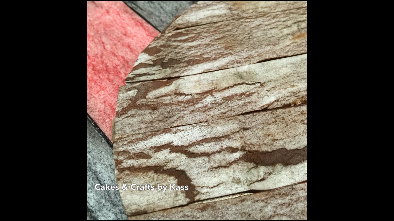 How to: Weathered Fondant Tutorial Using Wafer Paper