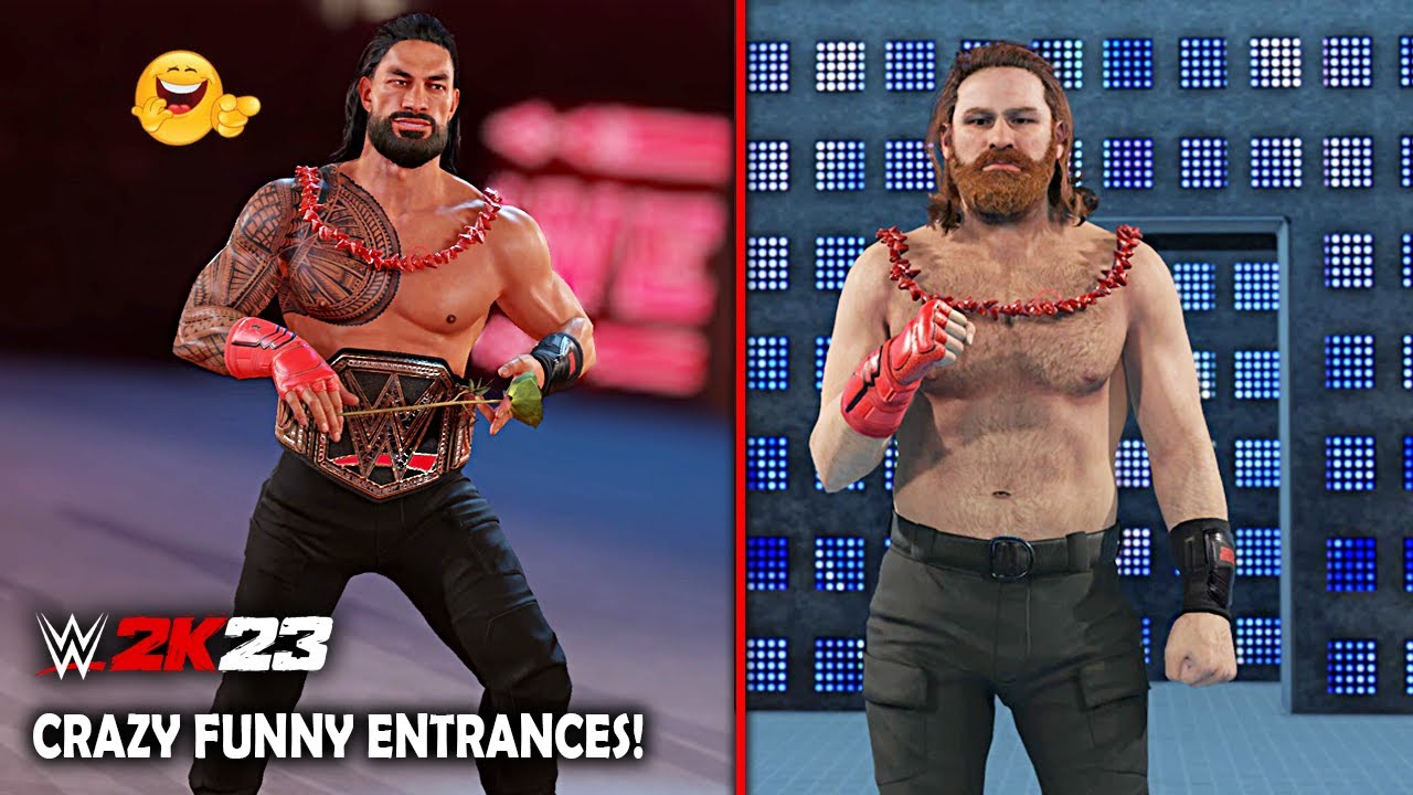 10 NEW Funny Entrances In WWE 2K23 Part 1