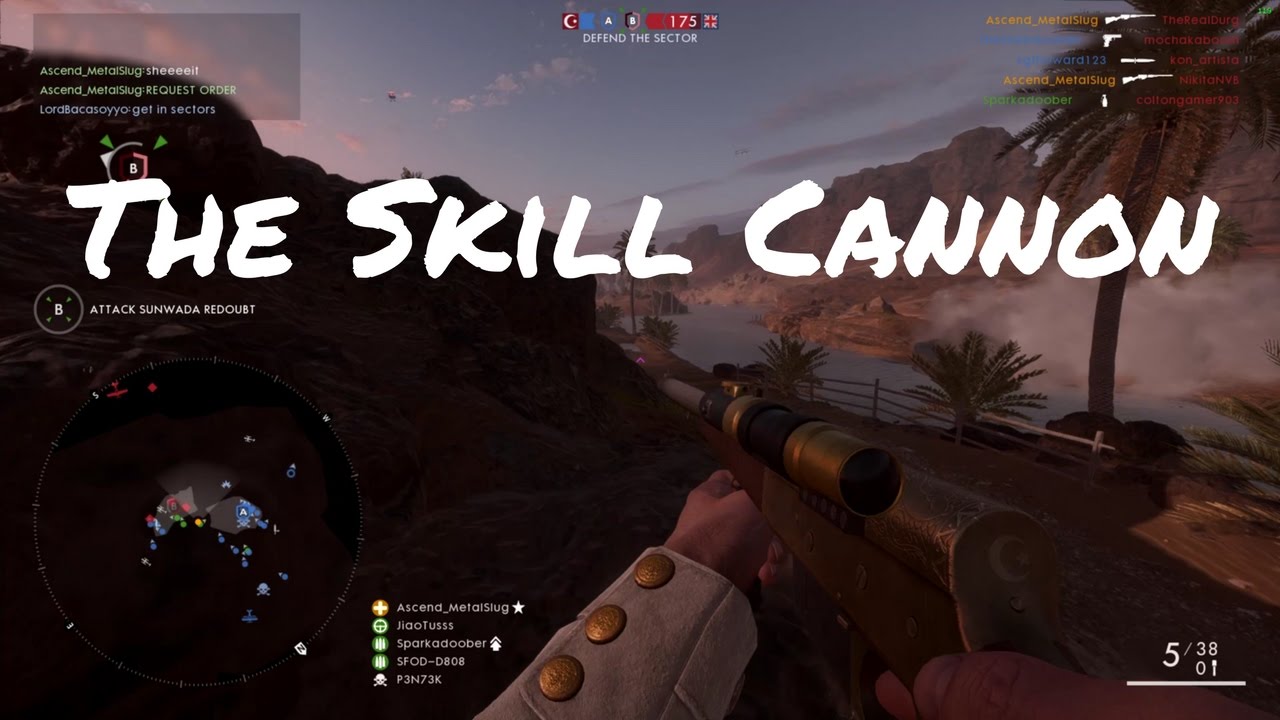 The Skill Cannon | Autoloading 8 .35 Marksman Highlights | Battlefield 1