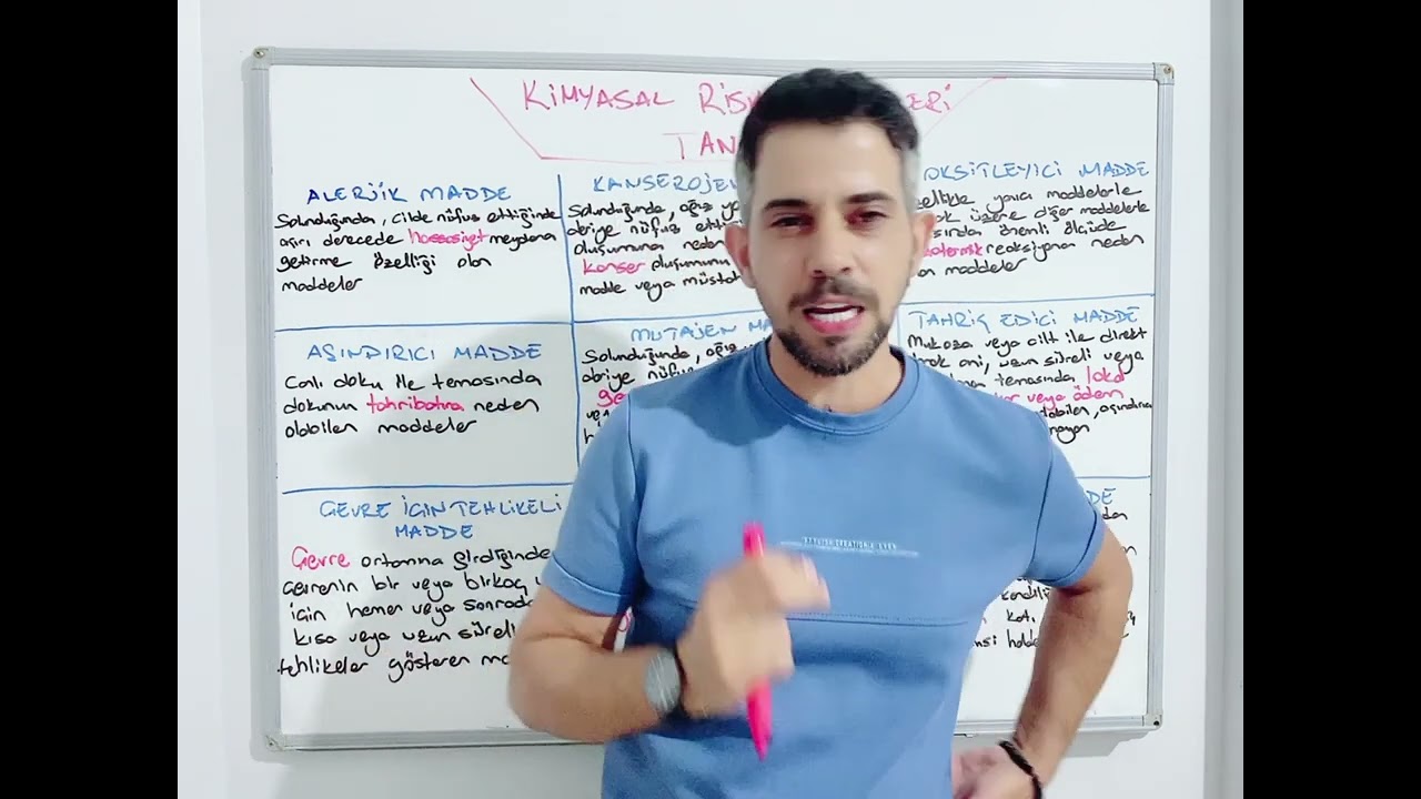 KİMYASAL RİSK ETMENLERİ- ÖNEMLİ TANIMLAR