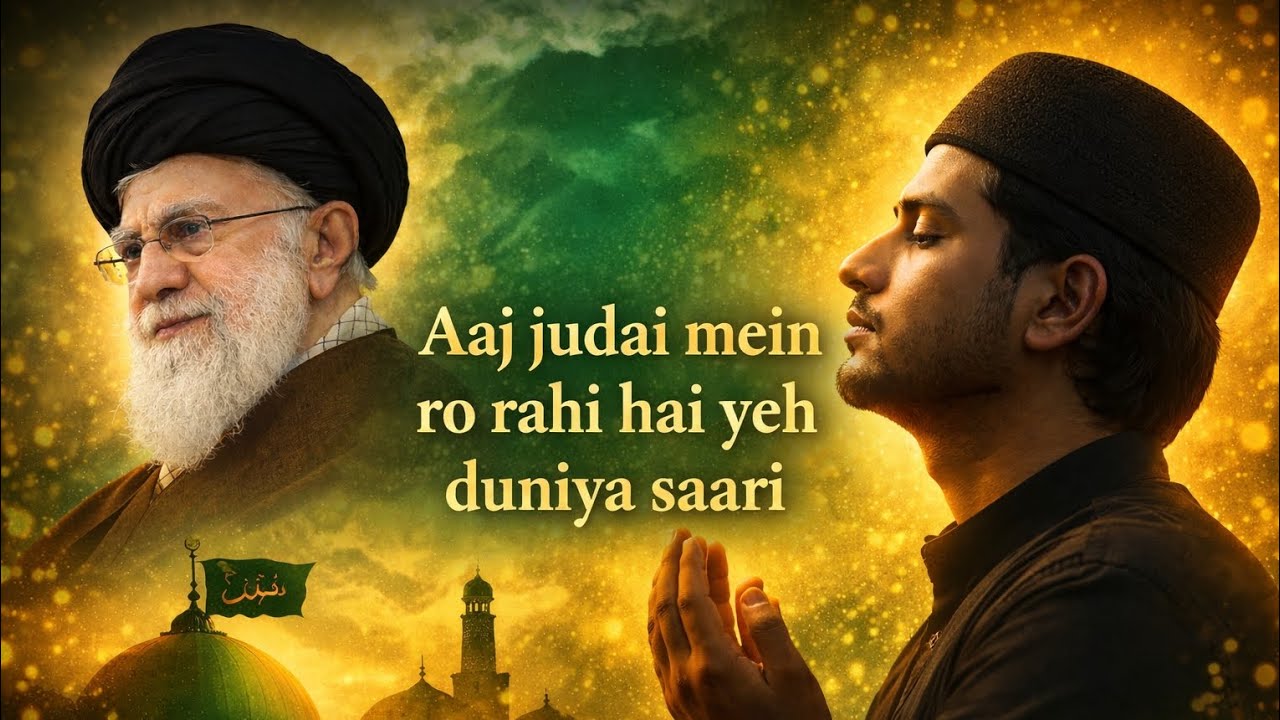 Aaj Judai Mein Ro Rahi Hai Yeh Duniya Saari | Emotional Ya Ali Naat 2026 | Beautiful Nasheed | Naat