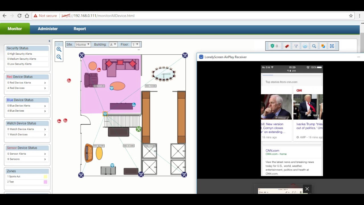 Inpixon IPA ZoneDefense and AirWatch MDM Integration