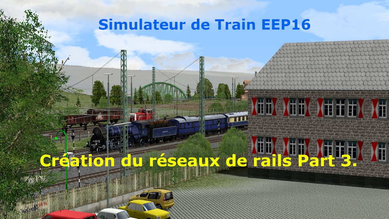 Simulateur de train EEP16 Cr&eacute;ation des rails et aiguillage Part3.