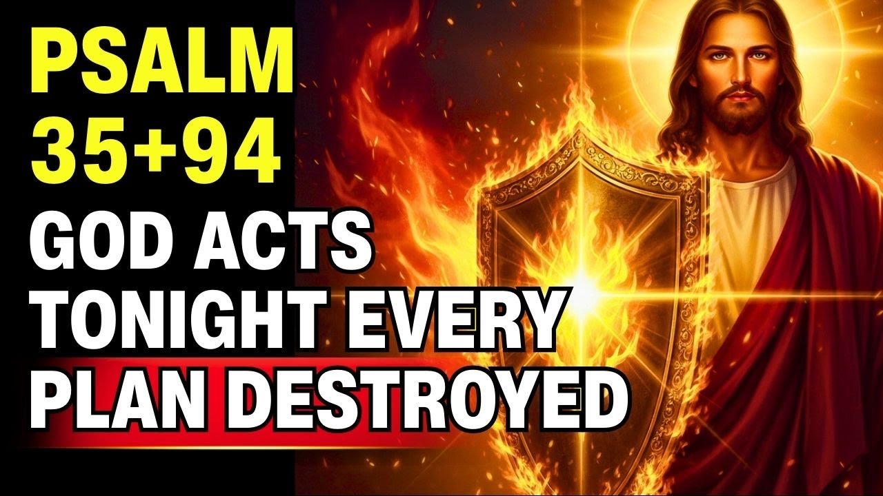 🔥 Psalm 35+94: whoever plotted against you WILL FALL into their own trap, God acts tonight