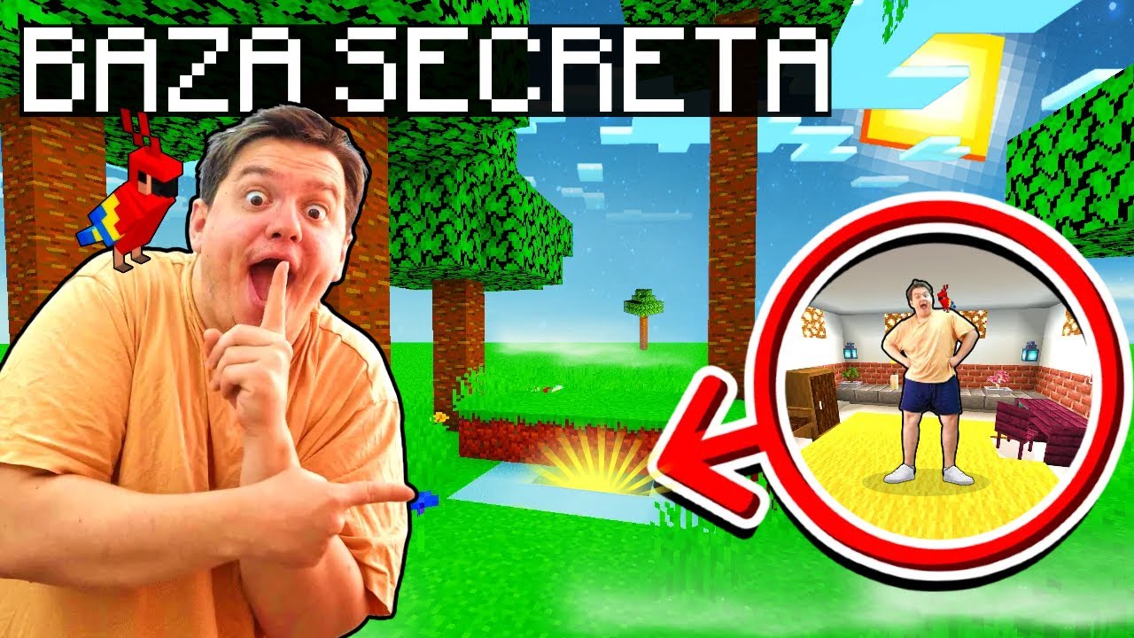 AM FACUT O BAZA SECRETA IN SKINCRAFT! Nu stie NIMENI