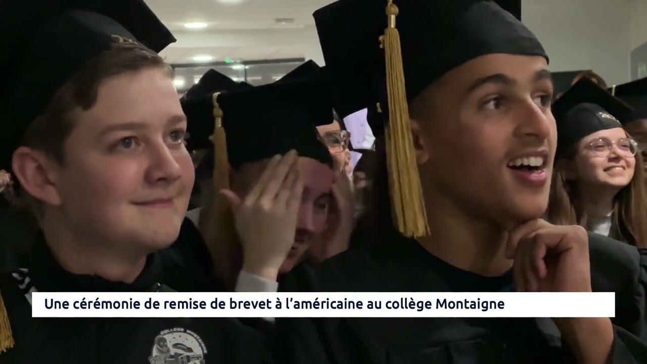 FORMATION : Une remise de diplômes à l’américaine au Collège Montaigne