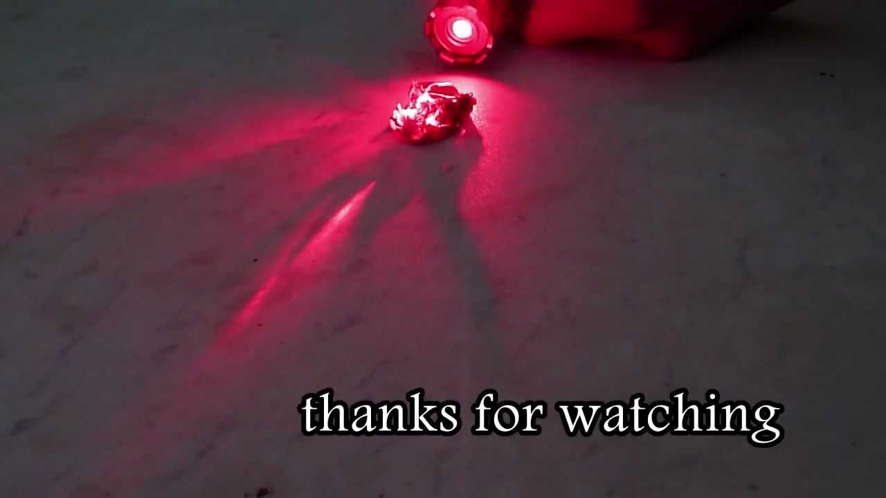 Red Laser 250mW - Burning