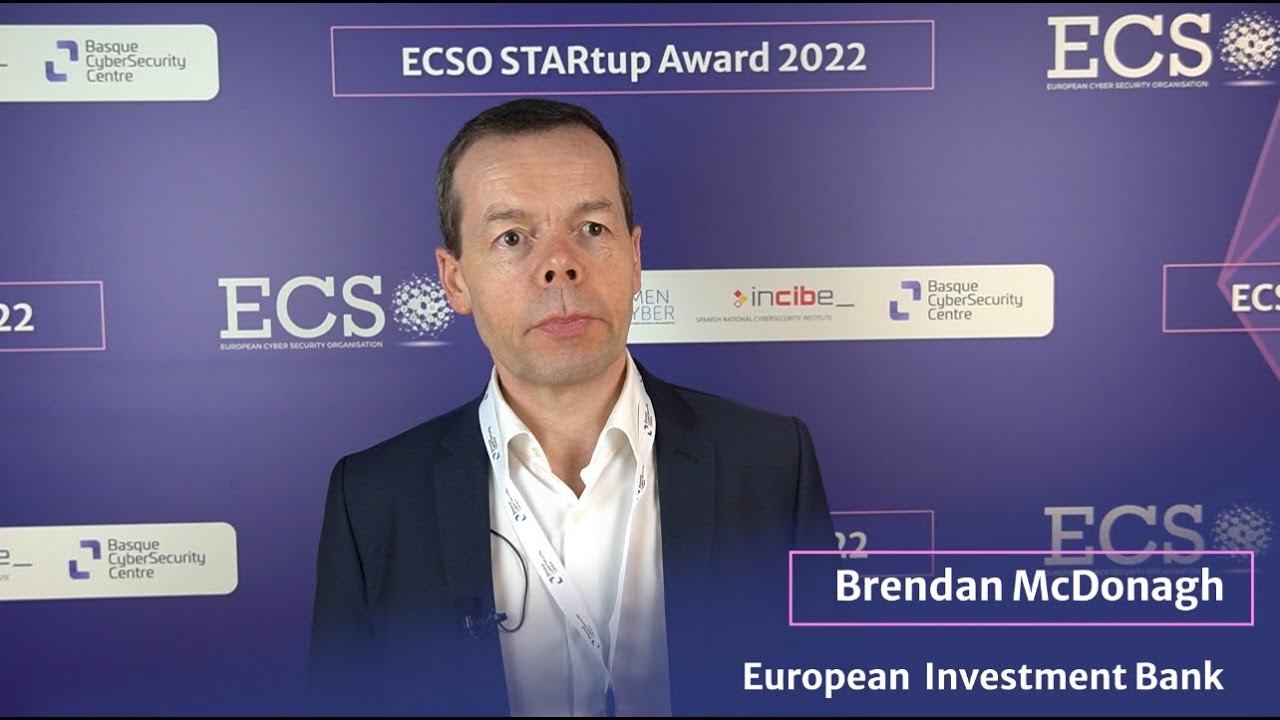 ECSOSTARtupAward | 🎙 Brendan McDonagh, Senior Advisor at European Investment Bank (EIB)