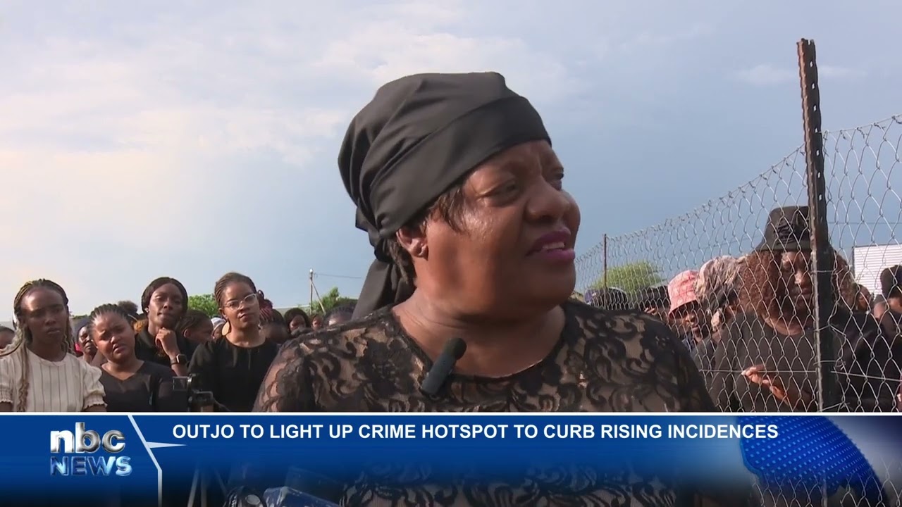 Outjo explores high mast lights and surveillance to curb crime - nbc