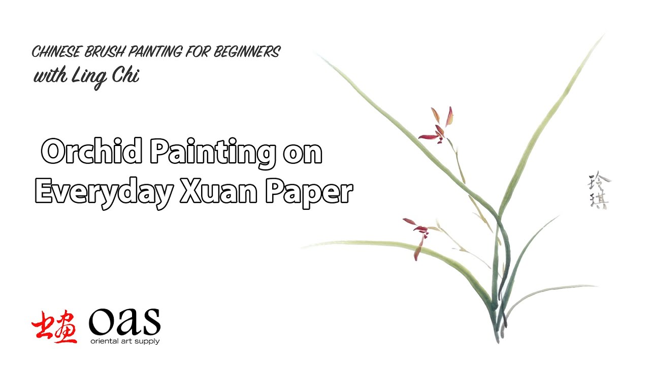 Colorful Orchid - Chinese Brush Painting for Beginners with Ling Chi