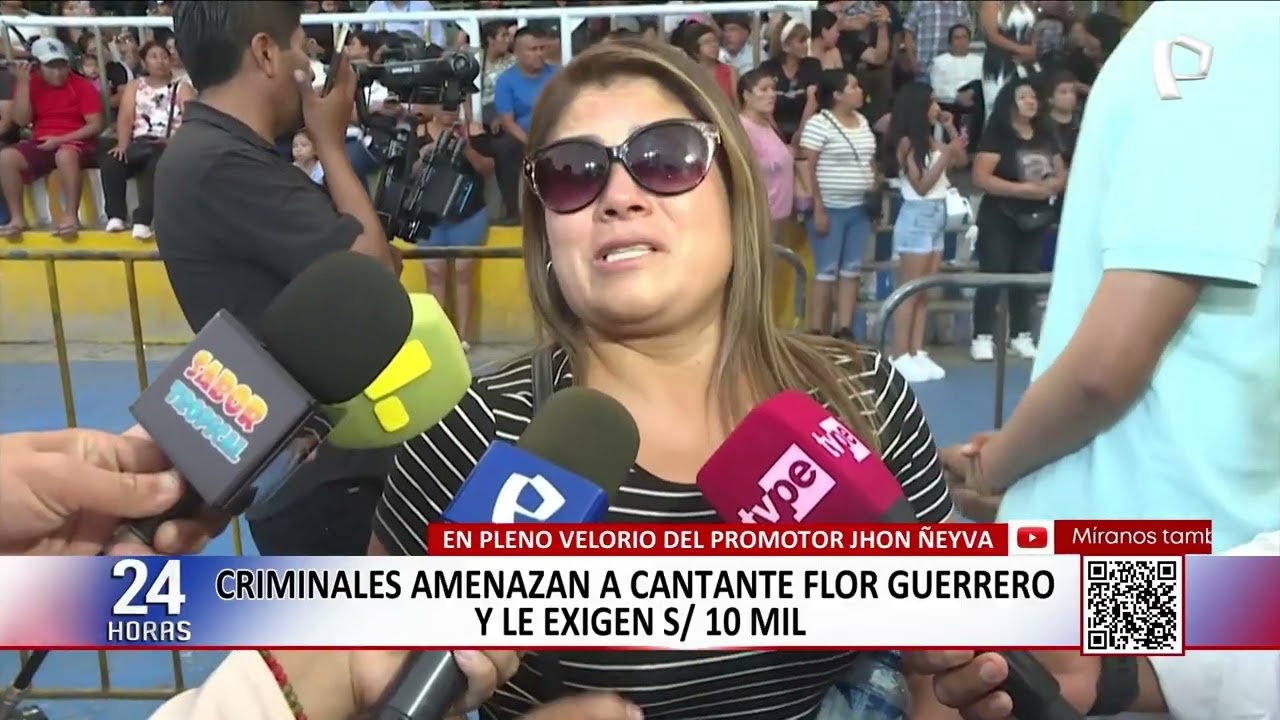 Criminales amenazan a cantante Flor Guerrero y le exigen el pago de S/ 10 mil