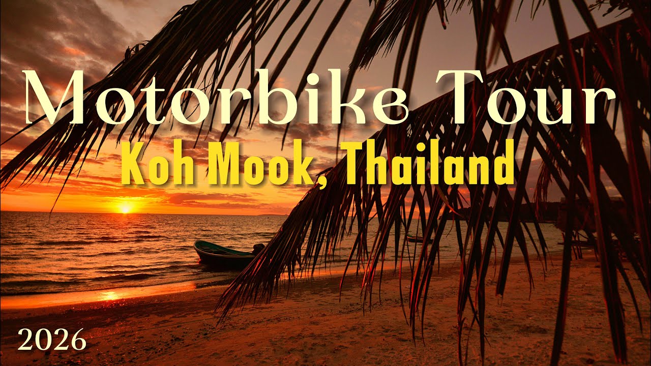 I found the BEST Sunset in Thailand! 🛵 🌅 (Koh Mook 4K)