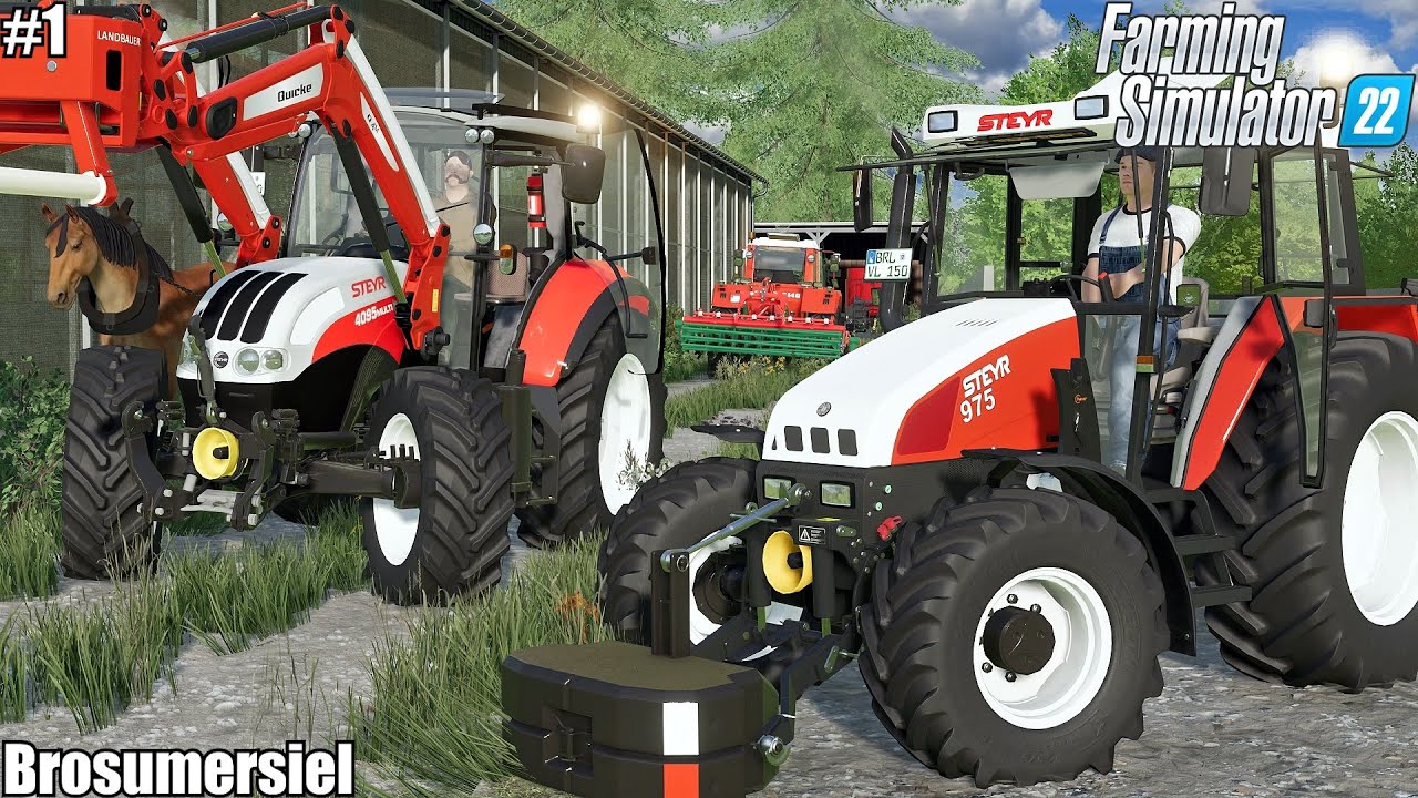 BROSUMERSIEL! NEW CAREER, BUILDING FARM and BUYING EQUIPMENT│BROSUMERSIEL 22│FS22│1
