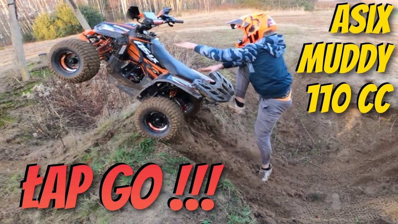 Młody zakończył testy quada / Wytrzymał quad? / Prawidłowe testy Asix Muddy 110cc + CF MOTO 520L