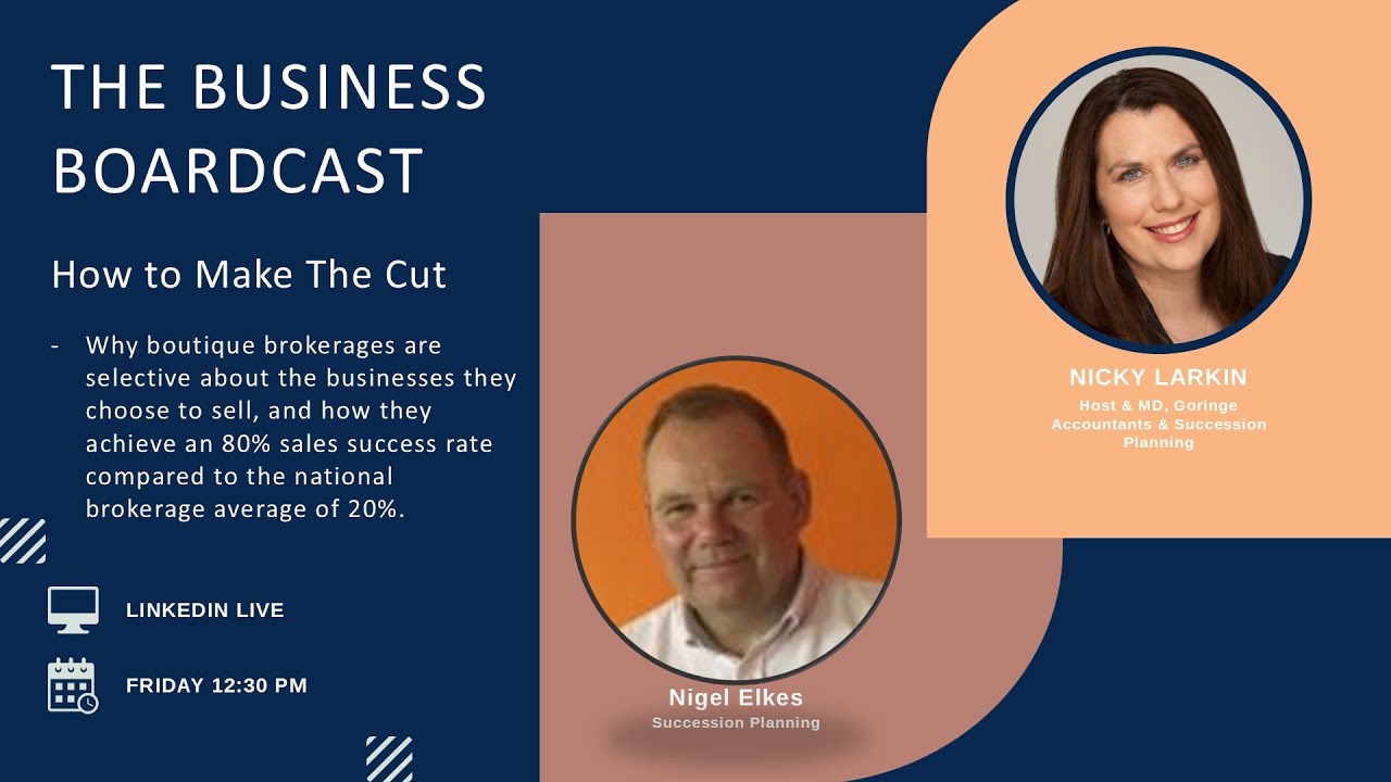 How to Make The Cut - Business Boardcast