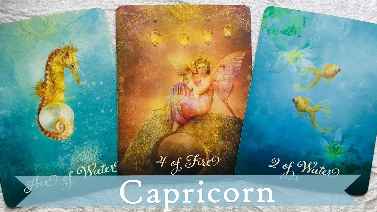 Capricorn - Harmony is restored in your love life. Clarity when you need it most