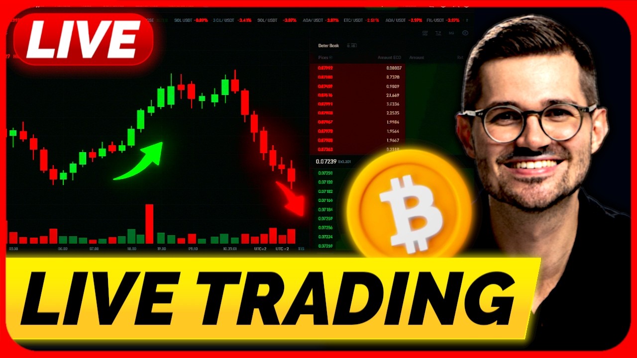 🔥Krypto: ACHTUNG! Fallen wir nochmal tiefer?! Bitcoin und Altcoin LIVE TRADING!🔥