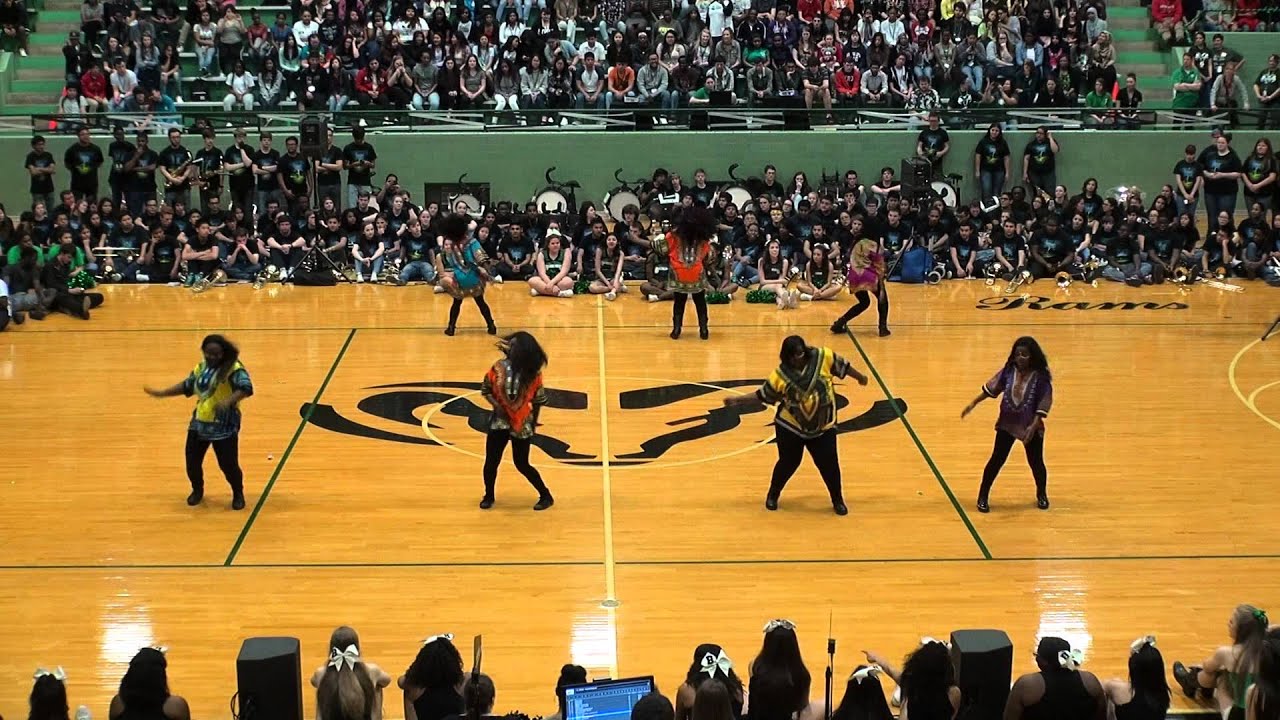 2016 Berkner Pep Rally #5 - African Dance