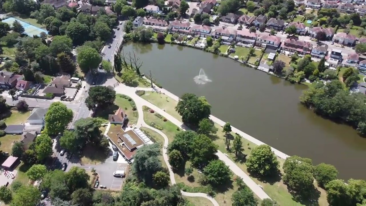 Raphaels Park Romford and surrounding areas. Droney Tony Drone flight June 2025