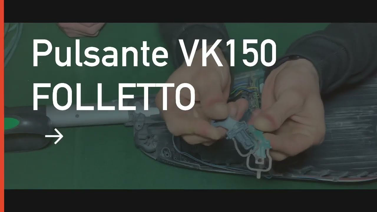 Come cambiare pulsante FOLLETTO VK150 VORWERK #folletto #pulito #aspirapolvere
