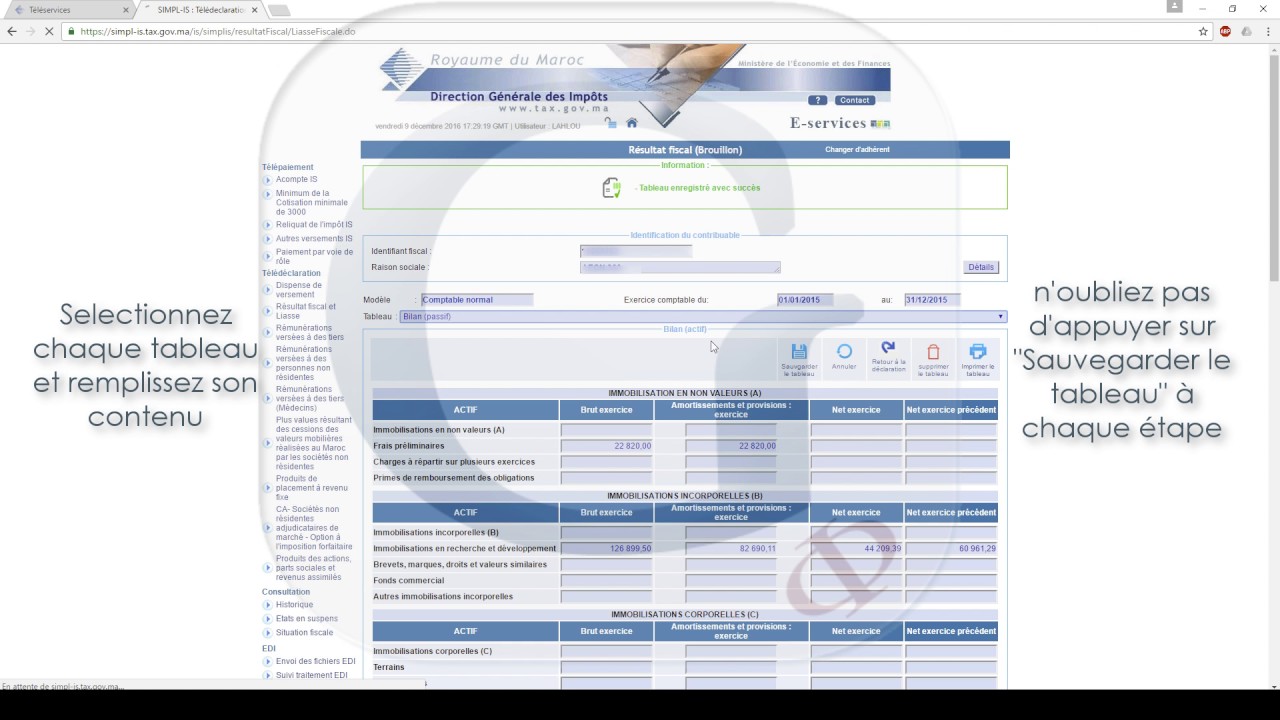 Tutoriel Télédéclaration Simpl IS