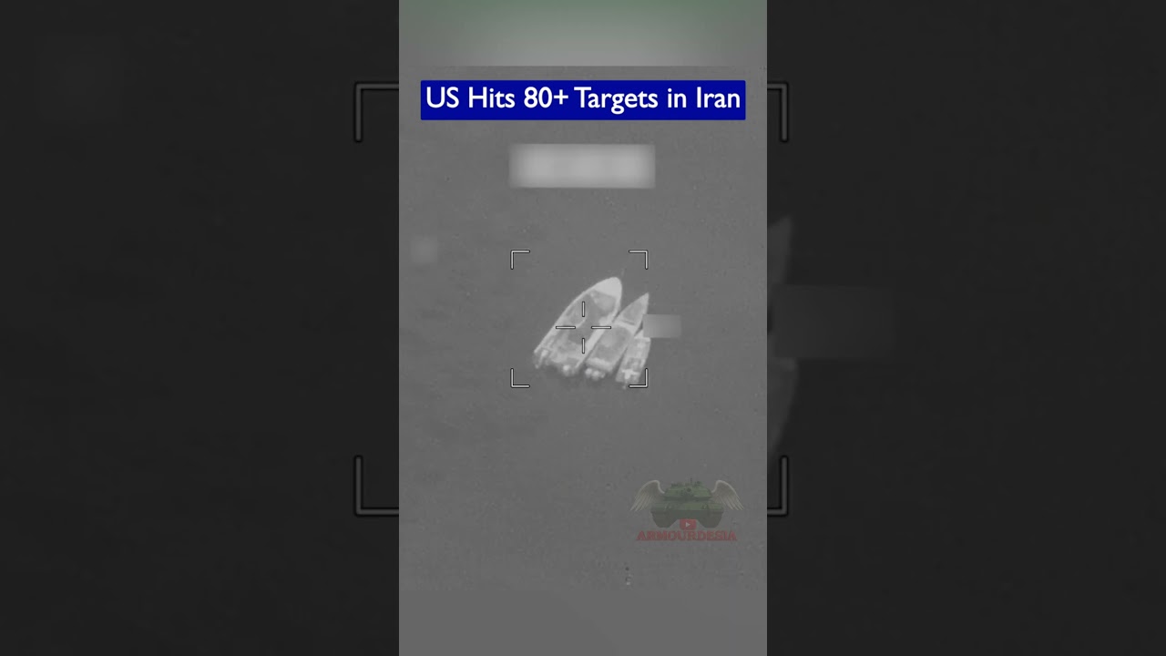 US Hits 80+ Targets in Iran &mdash; 60+ IRGC Boats Struck