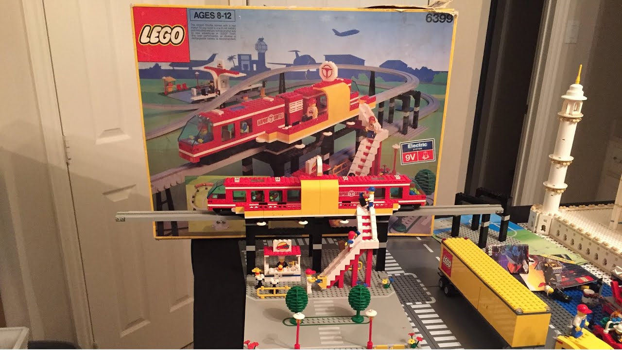 Lego Monorail Speedbuild - Airport Shuttle Train Set 6399 for My City