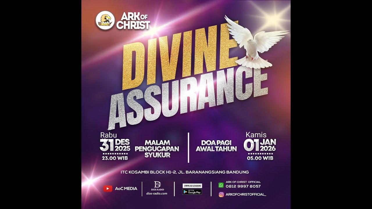 Doa Pengucapan Syukur Memasuki Tahun 2026 - Ark of Christ Ministry