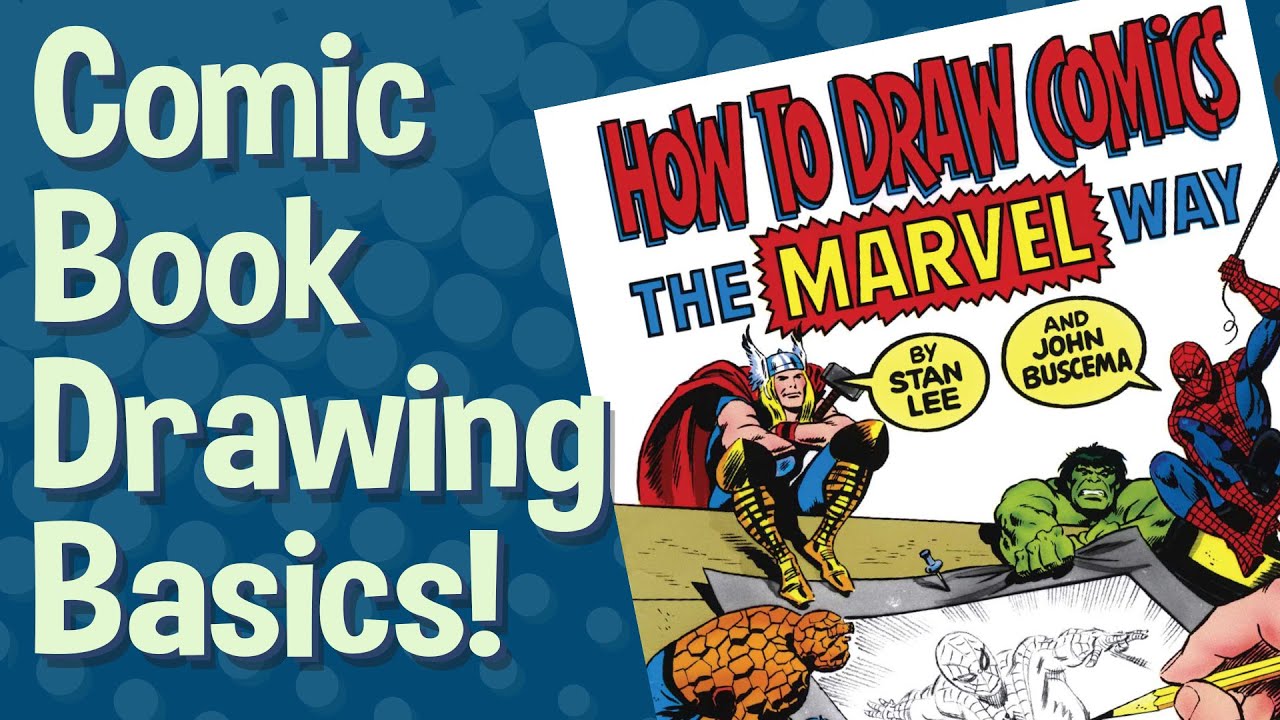 Learn How to Draw Comics for Beginners using the How to Draw Comics the Marvel Way Book