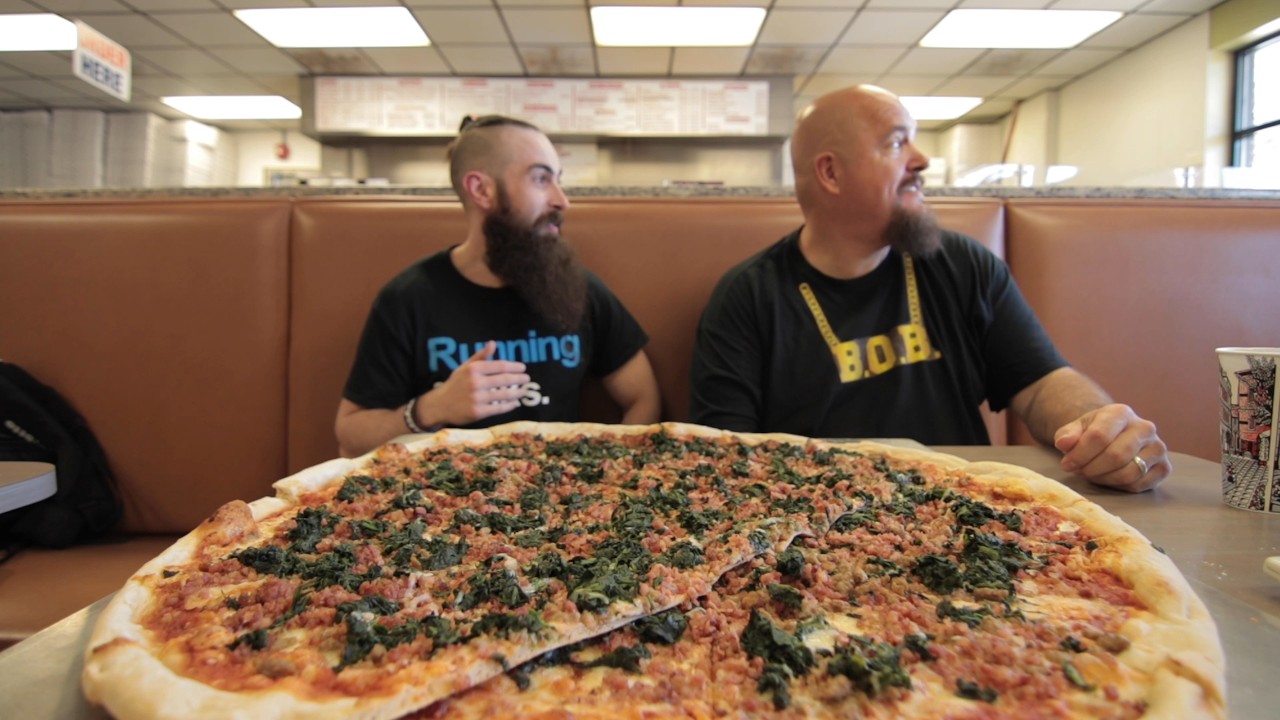 Biggest Pizza Challenge Ever at Brooklyn Pizzeria w/ @BeardMeatsFood