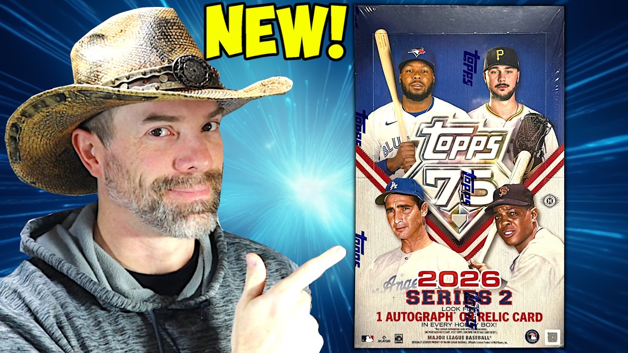 ПЕРВЫЙ ВЗГЛЯД: Вскрытие хобби-бокса 2026 Topps Series 2