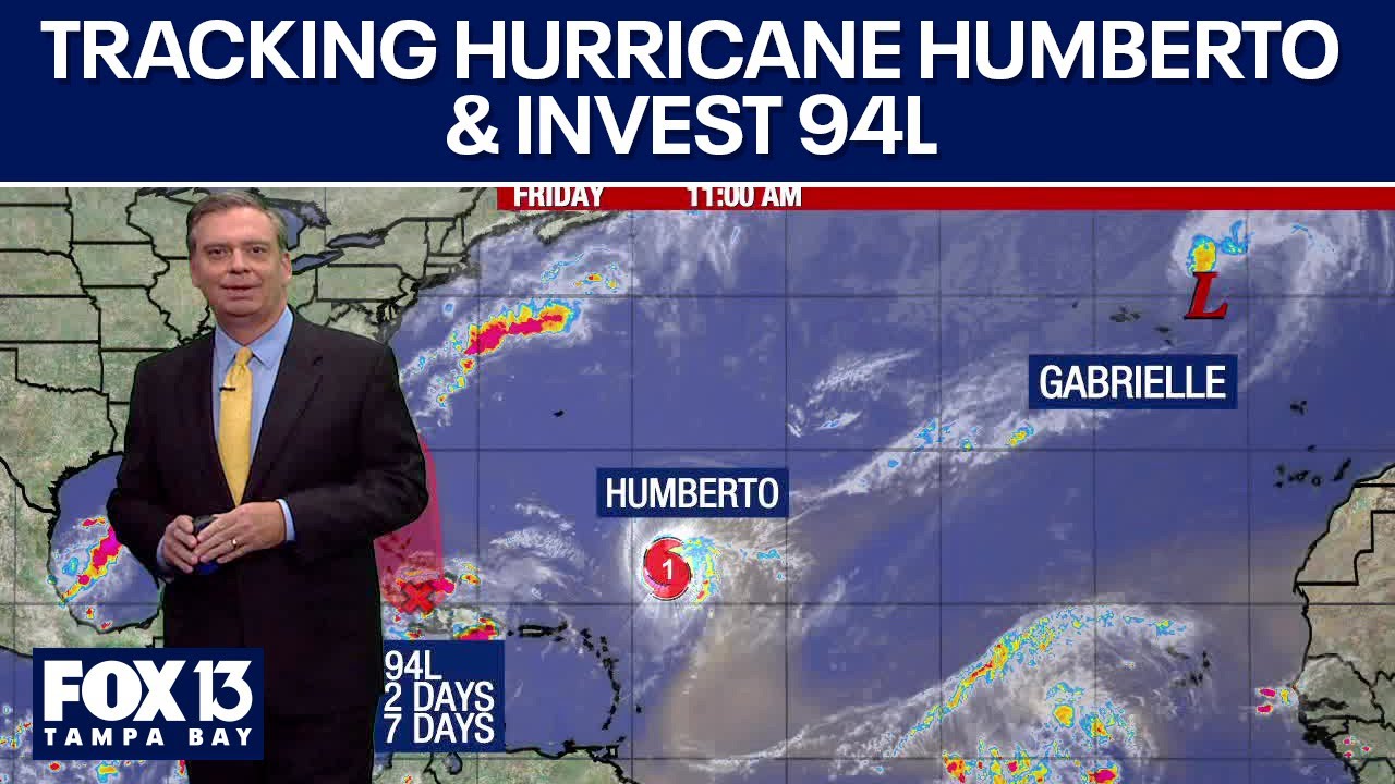 Tracking Hurricane Humberto, Invest 94L