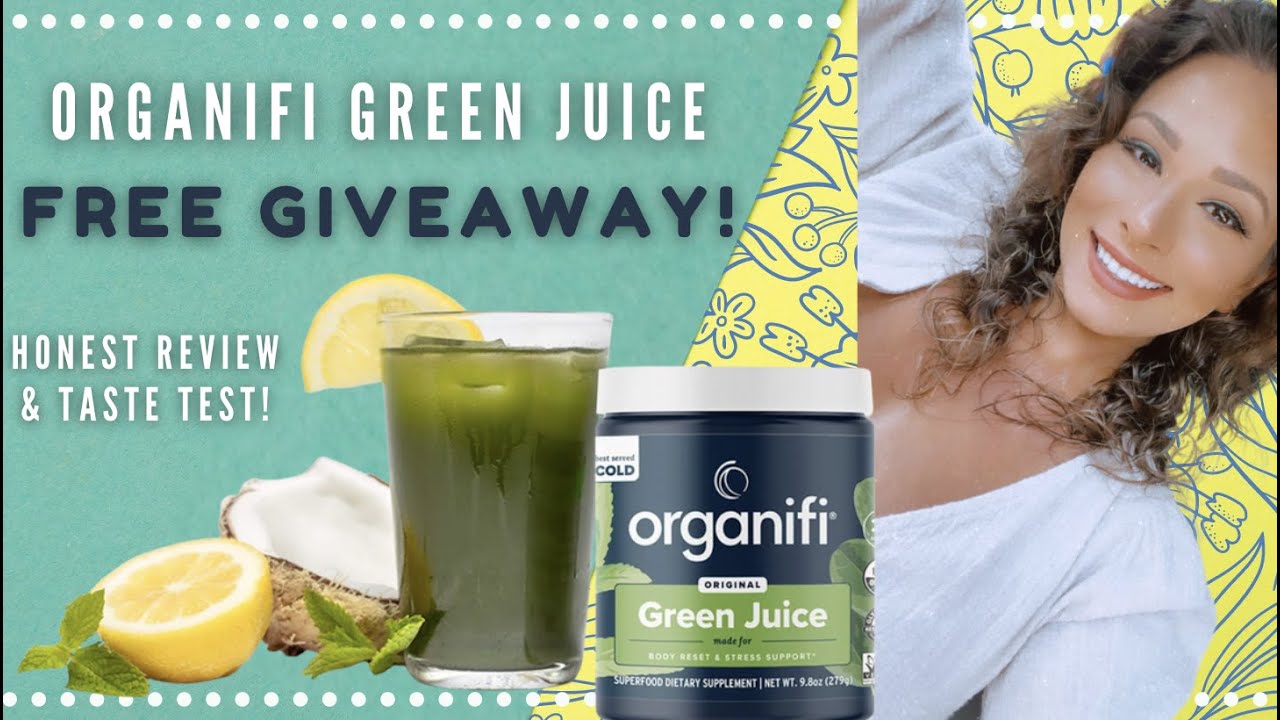 Organifi Green Juice Review! 🌟 | FREE PRODUCT GIVEAWAY! 🎉 | Best Vegetable Juice Taste Test! 🥦