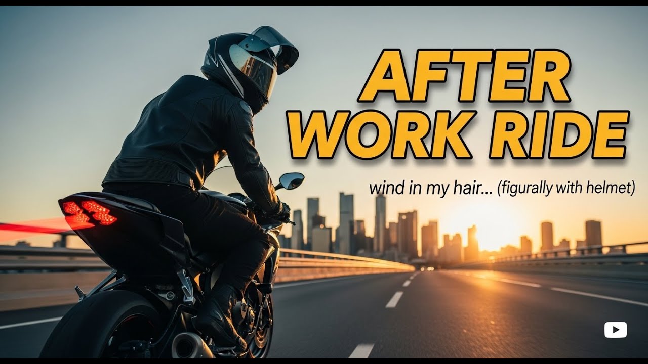 vlog day After work ride