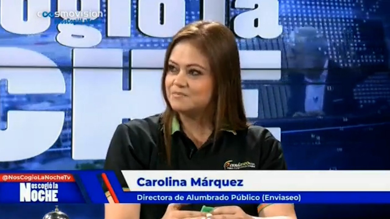 Programa Nos Cogió la Noche 12 de marzo / Carolina Márquez - Directora de Alumbrado Público ENVIASEO