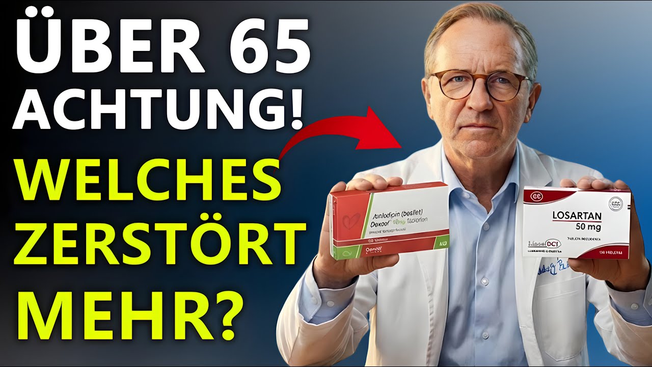 Über 60? Amlodipin oder Losartan – Welches Blutdruckmedikament ist gefährlicher?