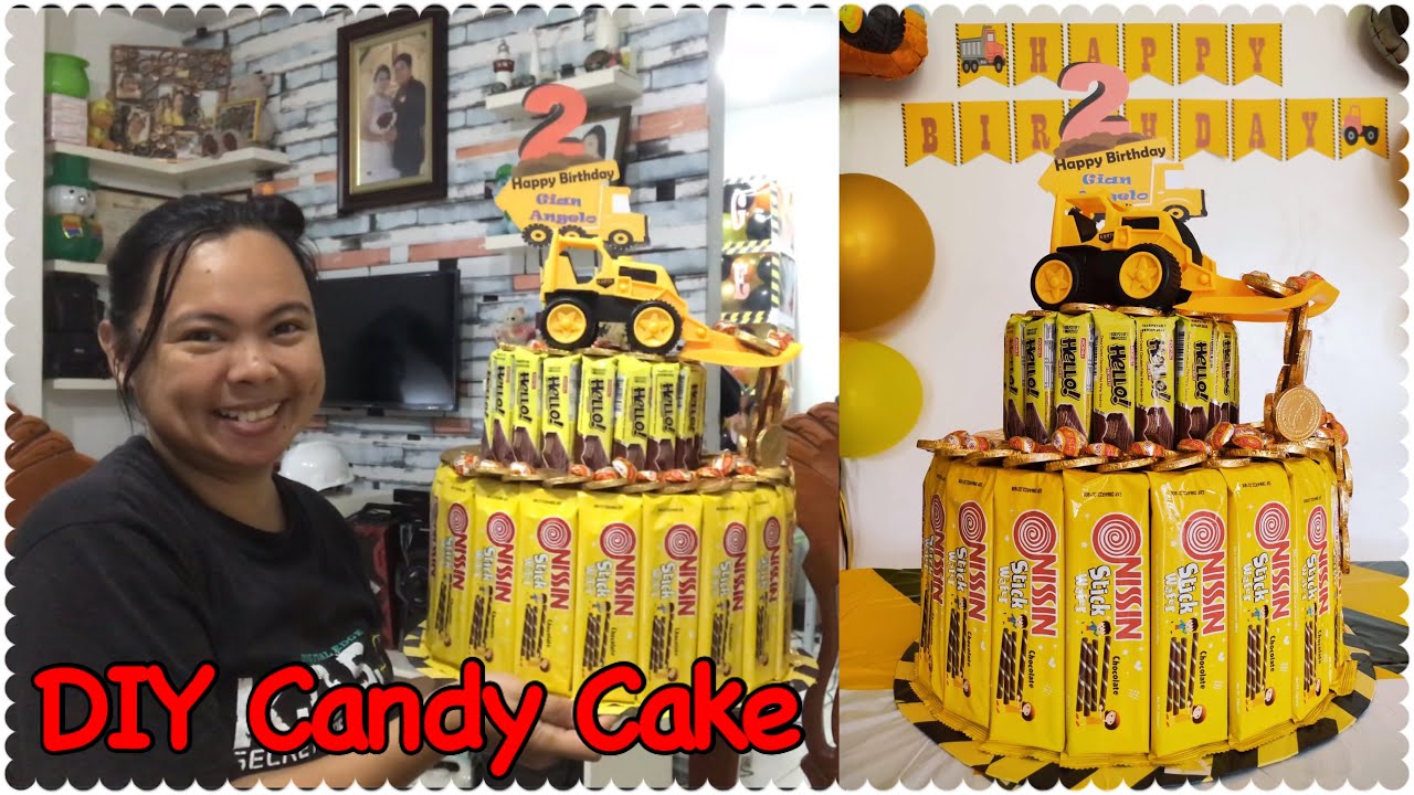 DIY Candy Cake || Construction / Engineering Theme || For All Occasions || Full Video