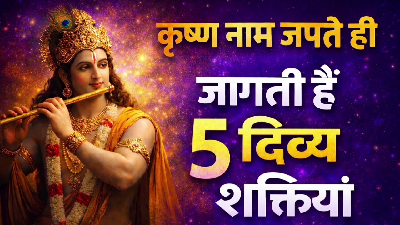 कृष्ण नाम जपने से जाग जाती हैं ये 5 दिव्य शक्तियाँ | 5 Divine Powers Awaken by Krishna Naam