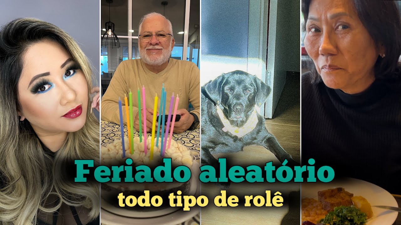 Vlogão do meu feriado aleatório: 5 rolês + Feira + Aniver Papai + Festa Infantil