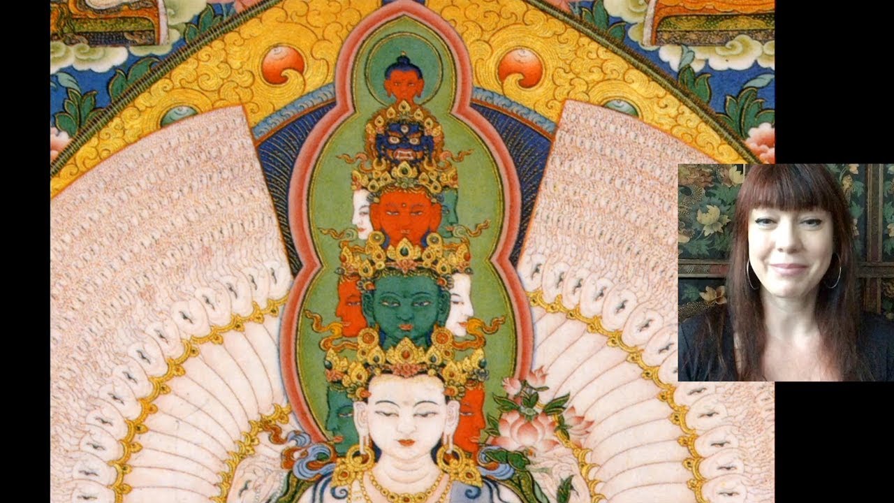 THANGKA TALKS 01: CHENREZIG's 1000 arms explained by Carmen Mensink