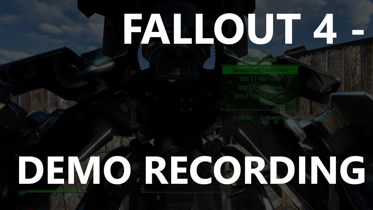 Fallout 4 Modding - Demo recording