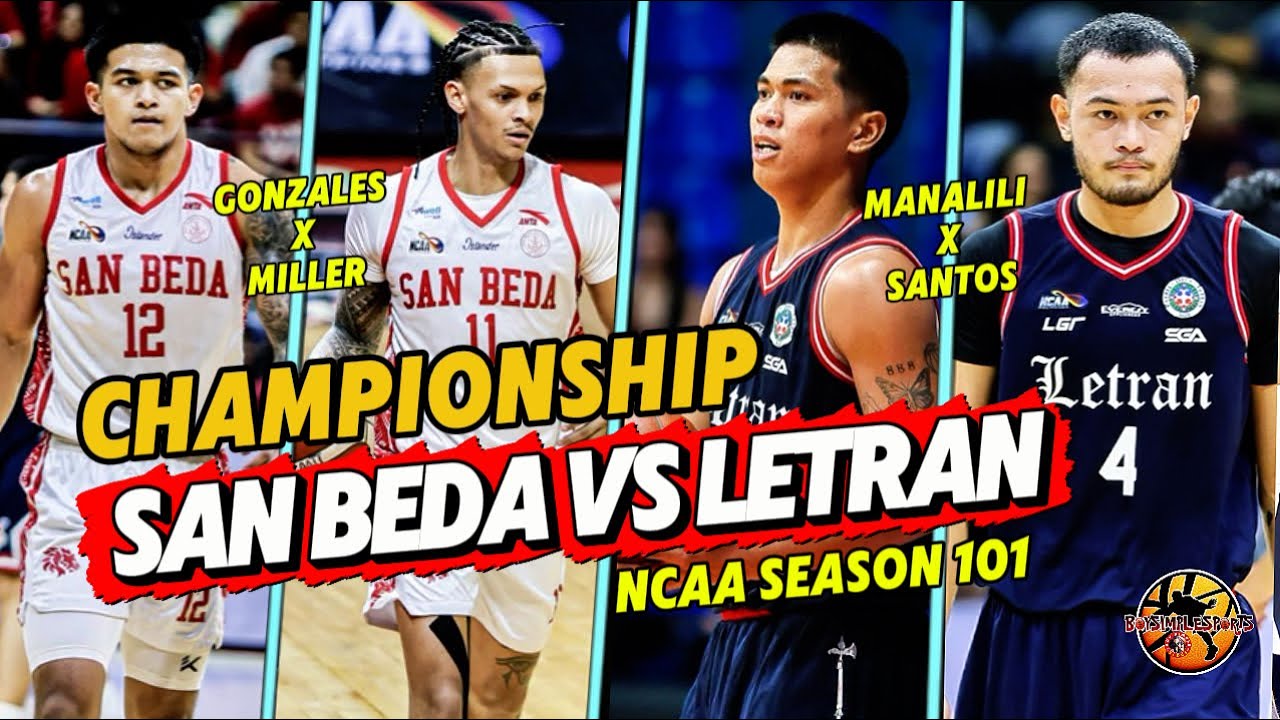 GAME 1 FINALS.SAN BEDA VS LETRAN | NCAA SEASON 101 GAME HIGHLIGHTS 